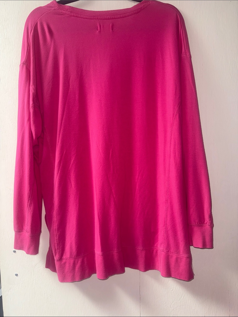 Altar'd State Bright Hot Pink Crewneck Sweatshirt - Picture 4 of 4